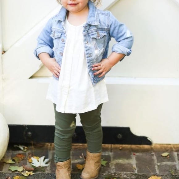 little girl jean jacket outfit